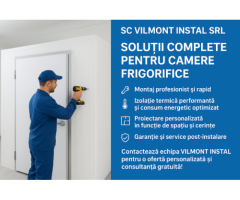 Montaj Camere Frigorifice – Solutii Personalizate